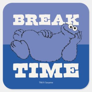 Sesame_Street___Cookie_Monster_Break_Time_Square_Sticker_1 Sesame Street Cookie Monster Break Time Square Sticker