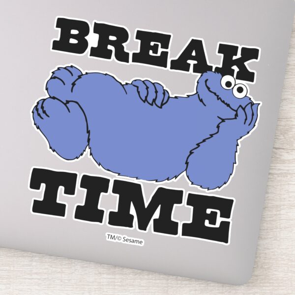 Sesame_Street___Cookie_Monster_Break_Time_Sticker_1 Sesame Street Cookie Monster Break Time Sticker