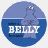 Sesame_Street___Cookie_Monster_Take_A_Breath_Classic_Round_Sticker_1 Sesame Street Cookie Monster Take A Breath Classic Round Sticker