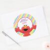 Sesame_Street___Elmo_Girl's_Birthday_Classic_Round_Sticker_3 Sesame Street Elmo Girls Birthday Classic Round Sticker