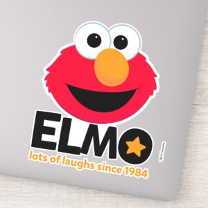Sesame_Street___Elmo_Lots_of_Laughs_Since_1984_Sticker_1 Sesame Street Elmo Lots Of Laughs Since 1984 Sticker