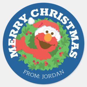 Sesame_Street___Elmo_Merry_Christmas_Gift_Tag_1 Sesame Street Elmo Merry Christmas Gift Tag