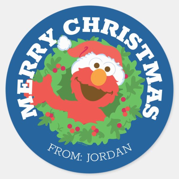 Sesame_Street___Elmo_Merry_Christmas_Gift_Tag_1 Sesame Street Elmo Merry Christmas Gift Tag