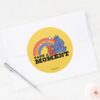 Sesame Street Elmo Cookie Take A Moment Classic Round Sticker