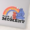 Sesame Street Elmo Cookie Take A Moment Sticker