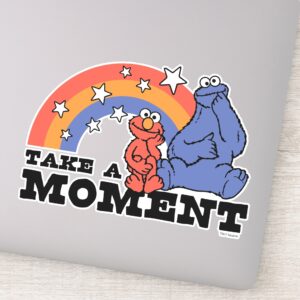 Sesame_Street___Elmo_&_Cookie_Take_a_Moment_Sticker_1 Sesame Street Elmo Cookie Take A Moment Sticker