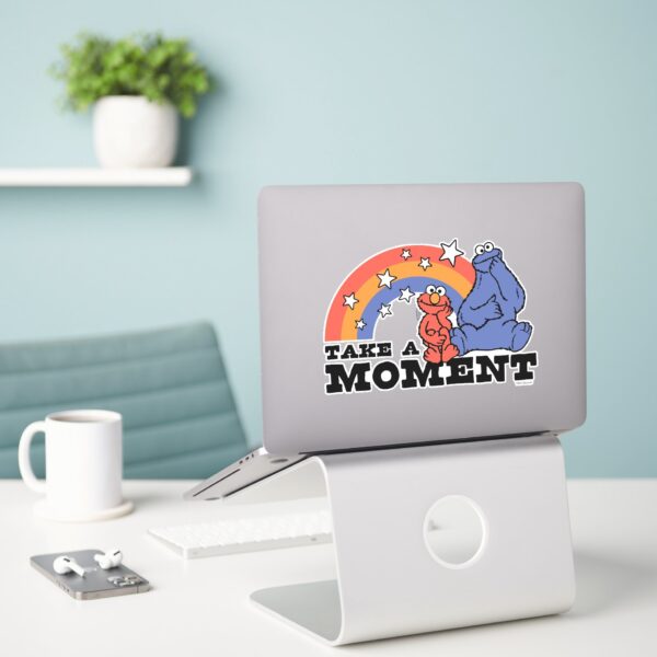 Sesame Street Elmo Cookie Take A Moment Sticker