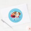 Sesame_Street___Elmo_&_Tango_Badge_Classic_Round_Sticker_3 Sesame Street Elmo Tango Badge Classic Round Sticker