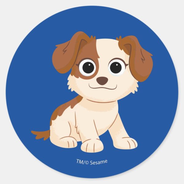 Sesame_Street___Elmo's_Puppy_Tango_Classic_Round_Sticker_1 Sesame Street Elmos Puppy Tango Classic Round Sticker