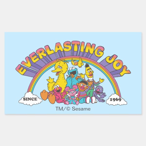 Sesame_Street___Everlasting_Joy_Since_1969_Rectangular_Sticker_1 Sesame Street Everlasting Joy Since 1969 Rectangular Sticker