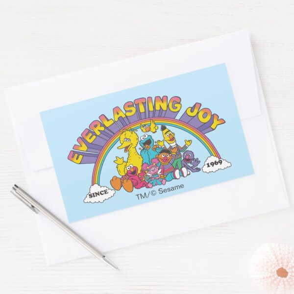 Sesame_Street___Everlasting_Joy_Since_1969_Rectangular_Sticker_3 Sesame Street Everlasting Joy Since 1969 Rectangular Sticker