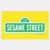 Sesame_Street___Green_Logo_Rectangular_Sticker_1 Sesame Street Green Logo Rectangular Sticker