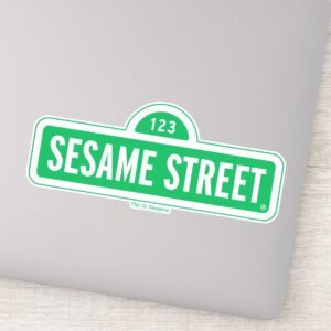 Sesame Street Green Logo Sticker