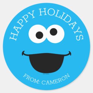 Sesame Street Grover Merry Christmas Gift Tag