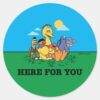 Sesame_Street___Here_For_You_Classic_Round_Sticker_1 Sesame Street Here For You Classic Round Sticker