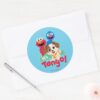 Sesame_Street___It's_Tango_With_Elmo_&_Grover_Classic_Round_Sticker_3 Sesame Street Its Tango With Elmo Grover Classic Round Sticker