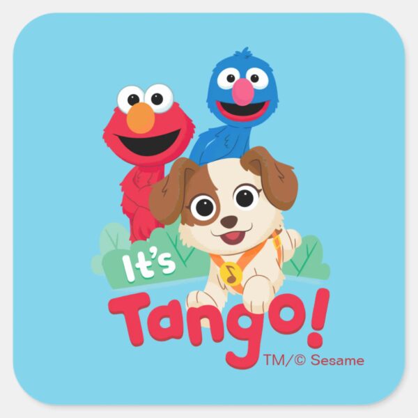 Sesame_Street___It's_Tango_With_Elmo_&_Grover_Square_Sticker_1 Sesame Street Its Tango With Elmo Grover Square Sticker
