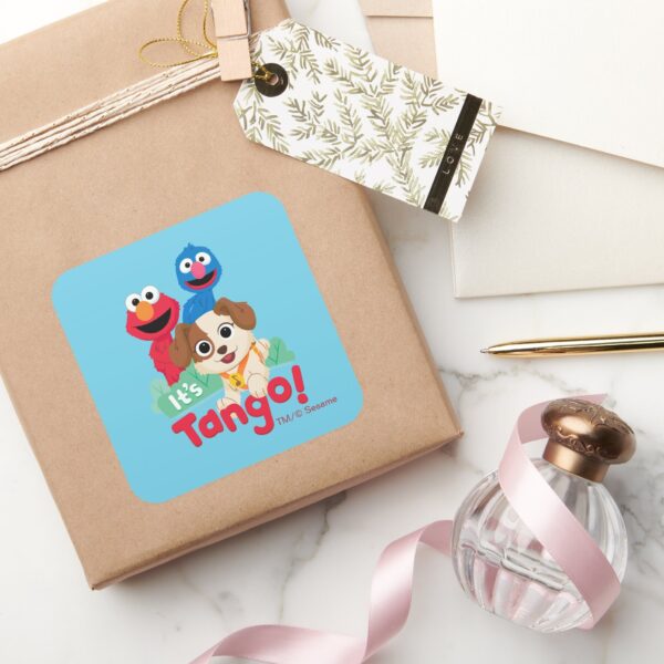 Sesame_Street___It's_Tango_With_Elmo_&_Grover_Square_Sticker_5 Sesame Street Its Tango With Elmo Grover Square Sticker