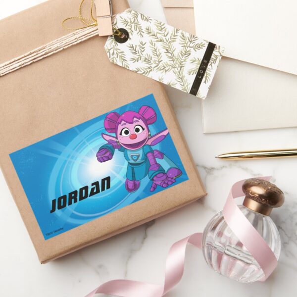 Sesame_Street___Mecha_Builders_Abby_In_Action_Rectangular_Sticker_5 Sesame Street Mecha Builders Abby In Action Rectangular Sticker