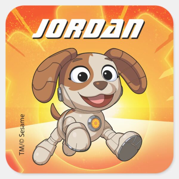 Sesame_Street___Mecha_Builders_Tango_In_Action_Square_Sticker_1 Sesame Street Mecha Builders Tango In Action Square Sticker