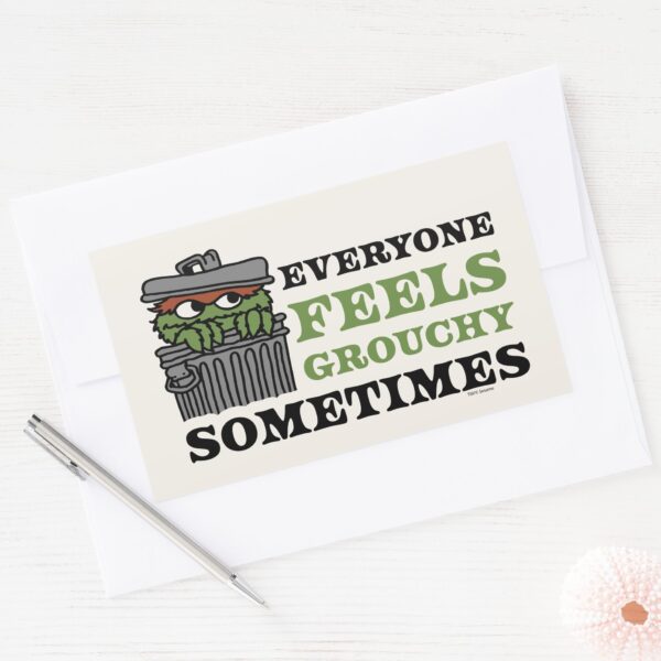 Sesame_Street___Oscar_the_Grouch_Feels_Grouchy_Rectangular_Sticker_3 Sesame Street Oscar The Grouch Feels Grouchy Rectangular Sticker