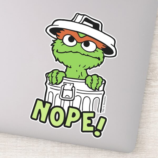 Sesame_Street___Oscar_the_Grouch_Nope!_Sticker_1 Sesame Street Oscar The Grouch Nope Sticker