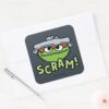 Sesame_Street___Oscar_the_Grouch_Scram!_Square_Sticker_3 Sesame Street Oscar The Grouch Scram Square Sticker