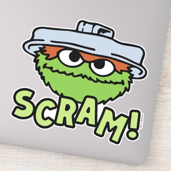 Sesame_Street___Oscar_the_Grouch_Scram!_Sticker_1 Sesame Street Oscar The Grouch Scram Sticker
