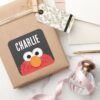 Sesame_Street___Personalized_Elmo_Big_Face_Square_Sticker_5 Sesame Street Personalized Elmo Big Face Square Sticker