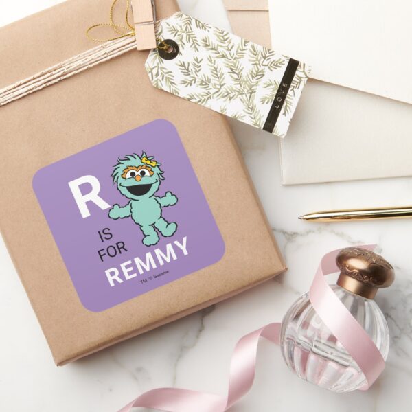 Sesame_Street___R_is_for_Rosita___Add_Your_Name_Square_Sticker_5 Sesame Street R Is For Rosita Add Your Name Square Sticker