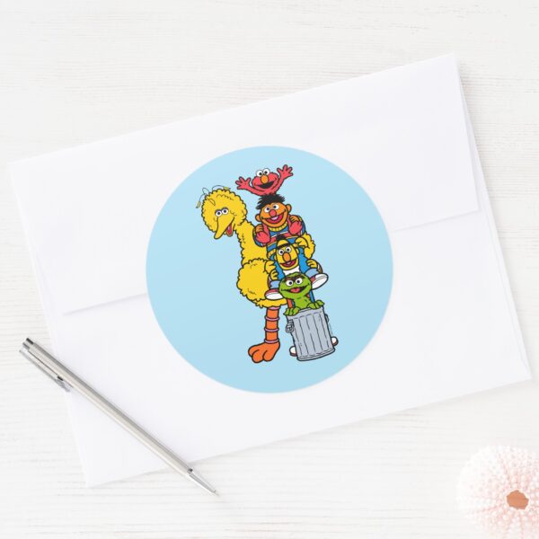 Sesame_Street___Sesame_Street_Pals_Pose_Classic_Round_Sticker_3 Sesame Street Sesame Street Pals Pose Classic Round Sticker
