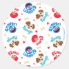 Sesame_Street___Tango,_Elmo,_&_Grover_Pattern_Classic_Round_Sticker_1 Sesame Street Tango Elmo Grover Pattern Classic Round Sticker