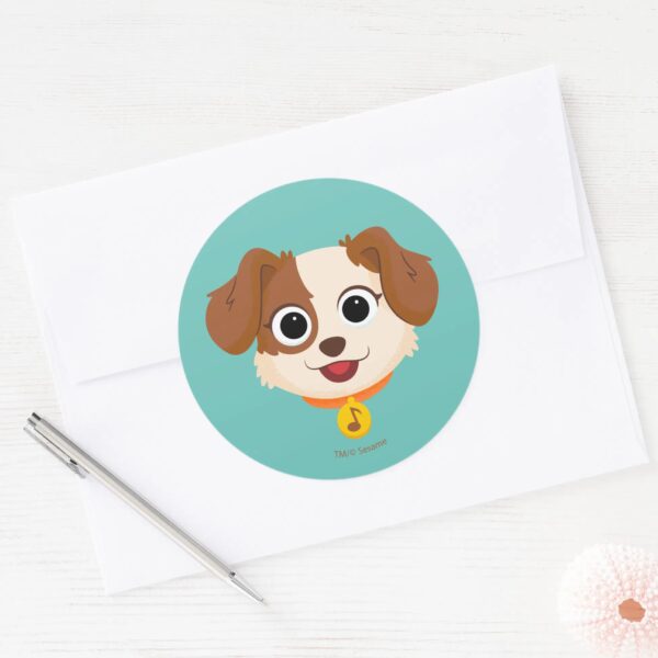 Sesame Street Tango Face Classic Round Sticker