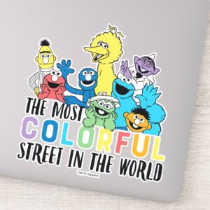 Sesame_Street___The_Most_Colorful_Street_Sticker_1 Sesame Street The Most Colorful Street Sticker