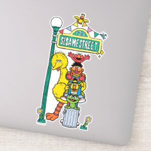 Sesame Street Under The Sesame Street Sign Sticker