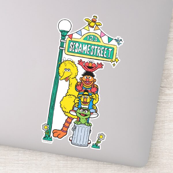 Sesame_Street___Under_the_Sesame_Street_Sign_Sticker_1 Sesame Street Under The Sesame Street Sign Sticker