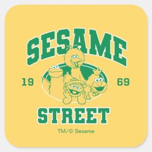 Sesame Street Vintage 1969 Square Sticker