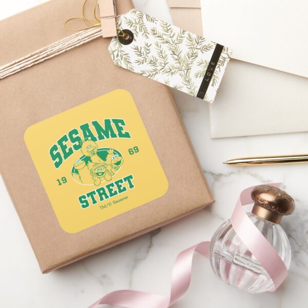 Sesame_Street___Vintage_1969_Square_Sticker_5 Sesame Street Vintage 1969 Square Sticker