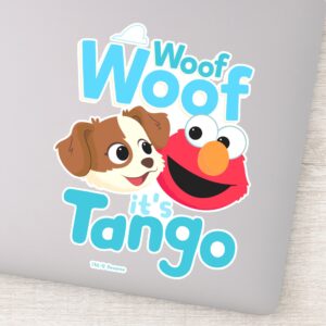 Sesame Street Woof Woof Its Tango Elmo Sticker