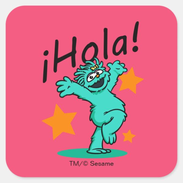 Sesame_Street___¡Hola!_Rosita_Square_Sticker_1 Sesame Street ¡Hola Rosita Square Sticker