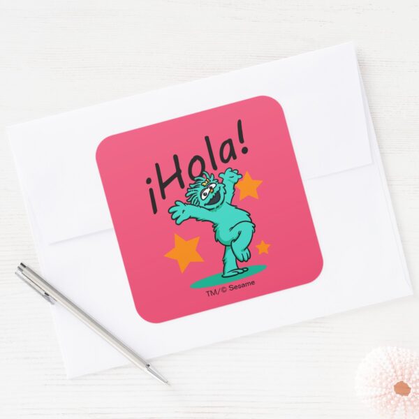 Sesame_Street___¡Hola!_Rosita_Square_Sticker_3 Sesame Street ¡Hola Rosita Square Sticker