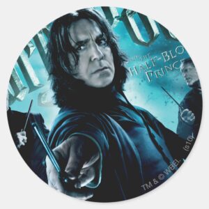 Severus Snape With Death Eaters 1 Classic Round Sticker