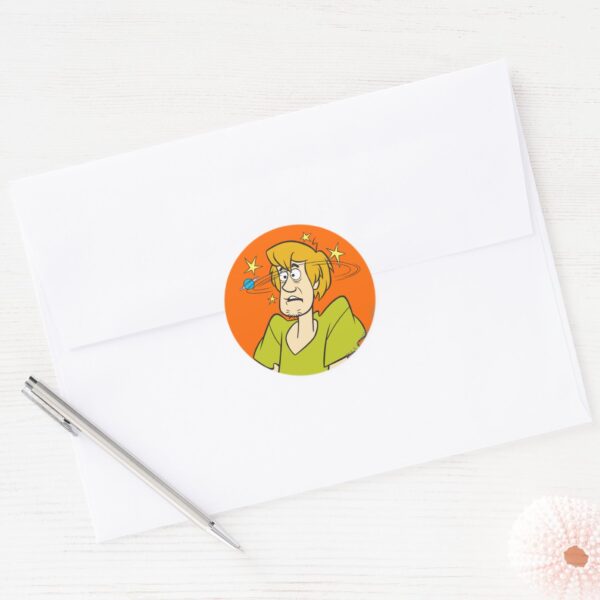 Shaggy_Dazed_Classic_Round_Sticker_3 Shaggy Dazed Classic Round Sticker