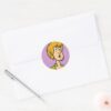 Shaggy Surprised Classic Round Sticker