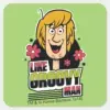 Shaggy Like Groovy Man Graphic Square Sticker