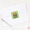Shaggy Like Groovy Man Graphic Square Sticker