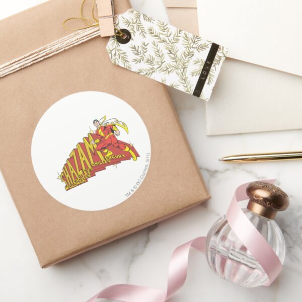 Shazam_Acronym_Classic_Round_Sticker_5 Shazam Acronym Classic Round Sticker