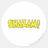 Shazam_Logo_Yellow_Classic_Round_Sticker_1 Shazam Logo Yellow Classic Round Sticker