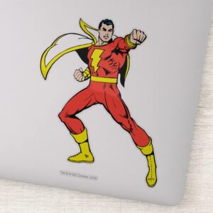 Shazam Ready To Fight Sticker