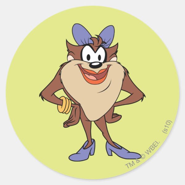 She-Devil_in_Color_Classic_Round_Sticker_1 She Devil In Color Classic Round Sticker